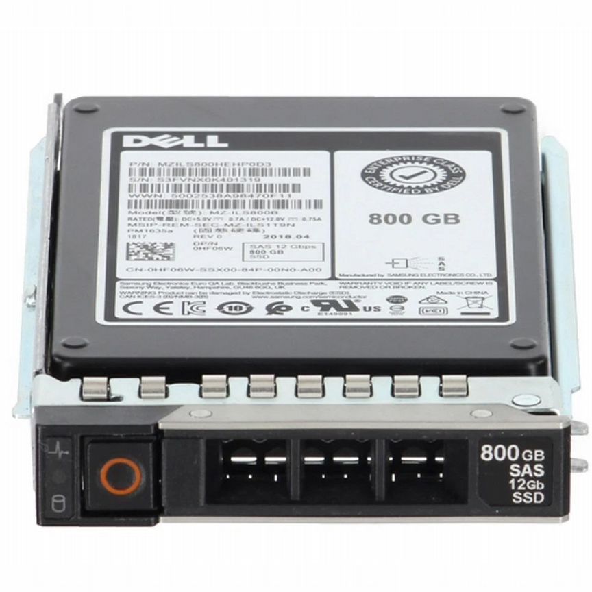 [400-ALXN] Жесткий Диск Dell 800gb Sas 2,5" Ssd 400-Alxn