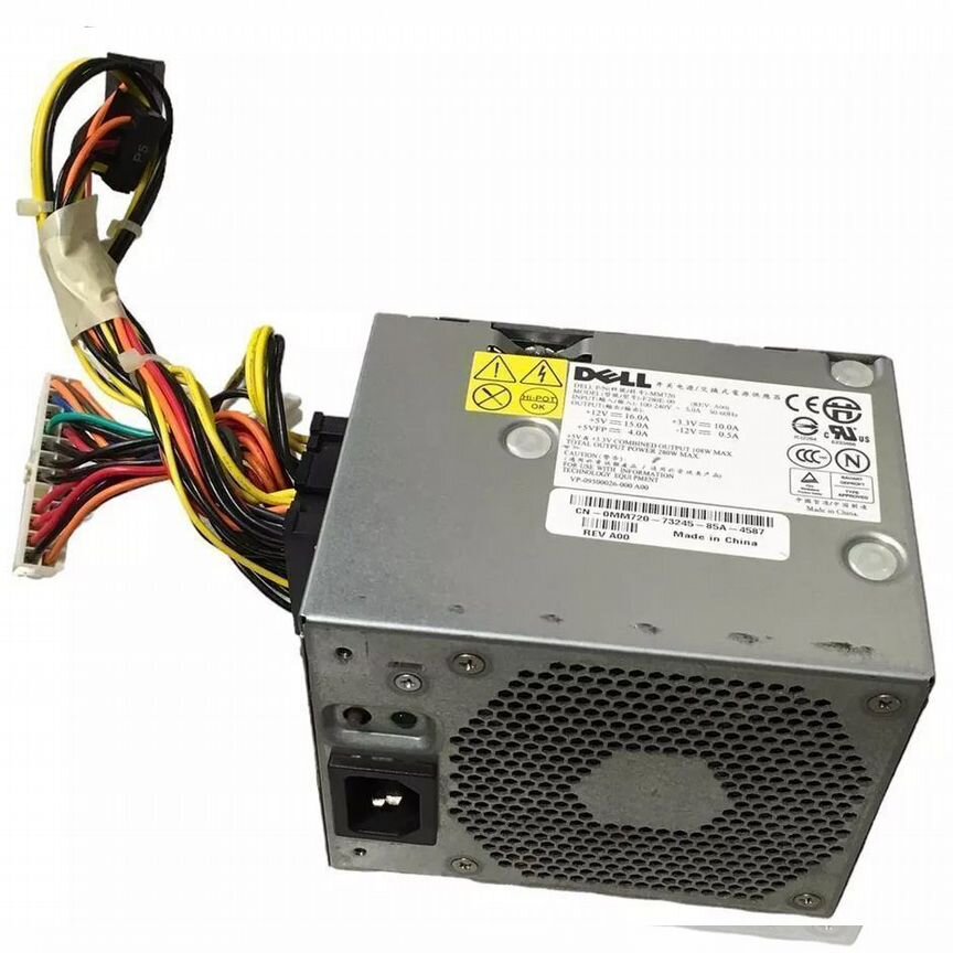 [F280E] Резервный Блок Питания Dell -00 280w F280e