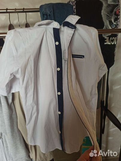 Рубашка для мальчика школьная 140 146