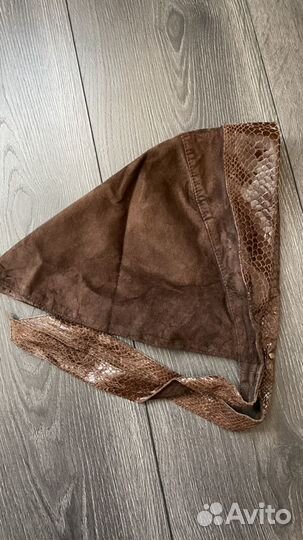 Кожаная косынка