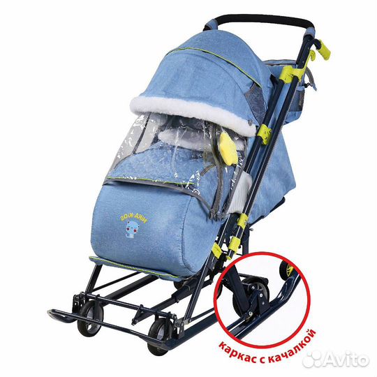 Детские санки коляска
