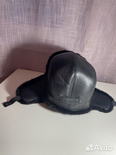 Шапка ушанка мужская норка бу