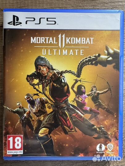 Mortal kombat 11 ultimate ps 5 диск