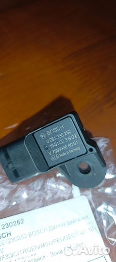 Bosch 0 261 230 252 датчик давления
