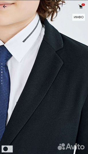 Костюм пиджак и брюки ostin, 152 р