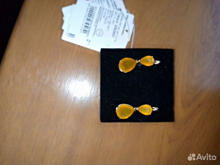 Серьги серебро