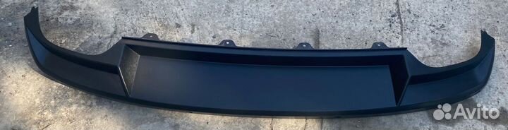 Спойлер заднего бампера skoda octavia a7