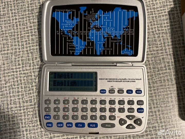 Электронный переводчик 6ти язычный