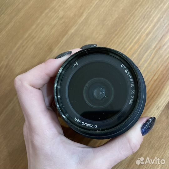 Объектив sony f/3.5-5.6 18-55mm SAM