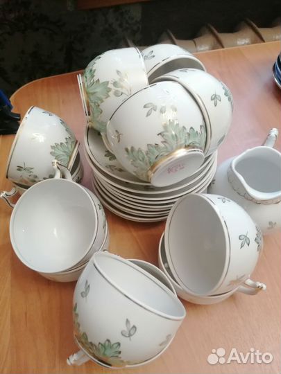 Бронь Чайный сервиз Вербилки СССР Барбарис