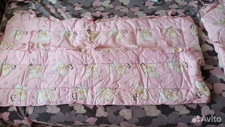 Бортики в детскую кроватку новые