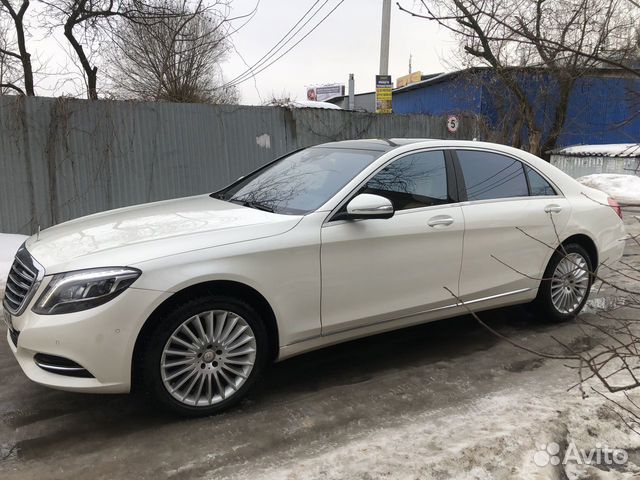 Mercedes-Benz S-класс AT, 2015, битый, 170 000 км