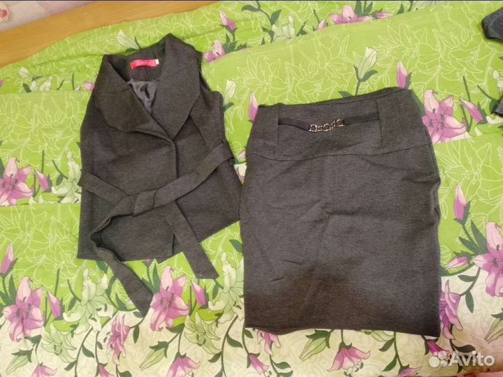 Школьная форма серая