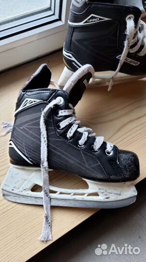 Коньки Bauer y13R, налокотники и джерси