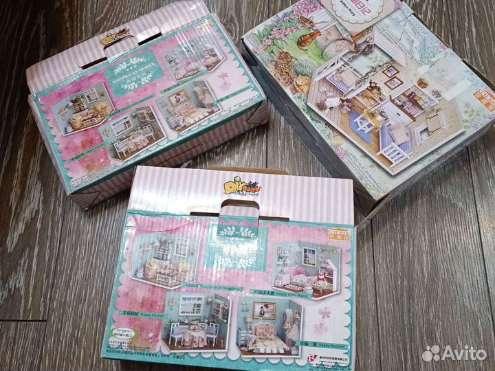 Кукольная миниатюра 1:12 домик для пупсов