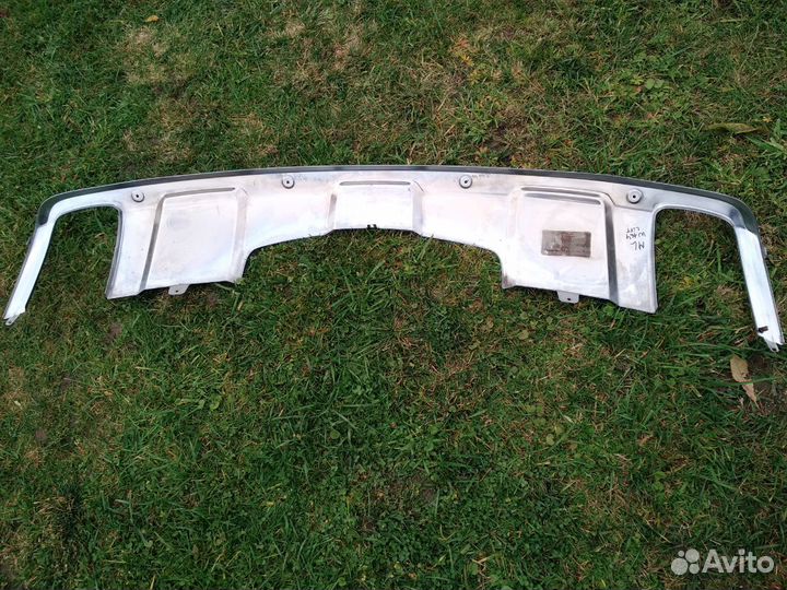 Мерседес ML W164 Рестайлинг хром низ бампера