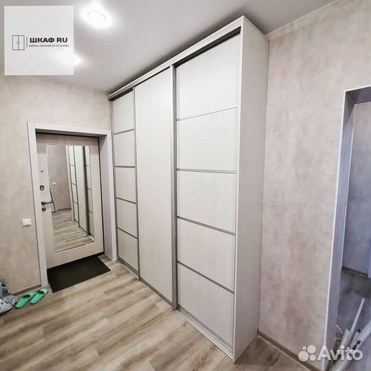 Шкаф распашной с фрезерованными фасадами