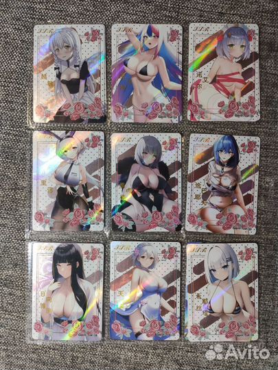 Коллекционные карты с девушками