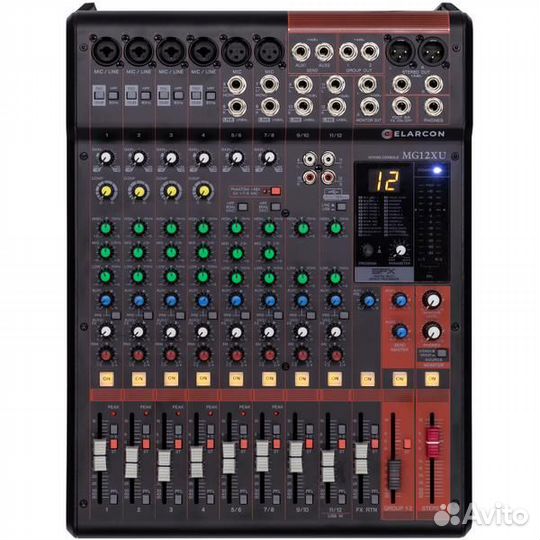 Аналоговый микшерный пульт elarcon MG12XU
