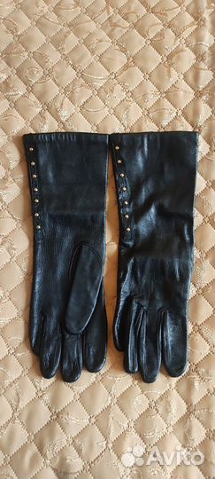 Перчатки женские кожа 8раз