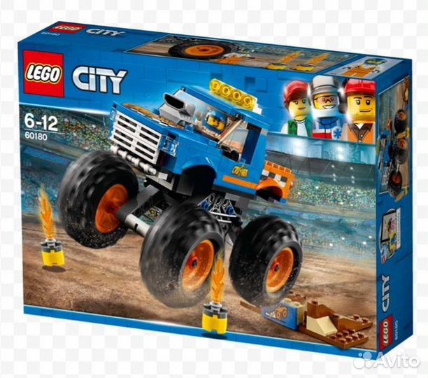 Lego сити 60180 внедорожник джип трак, оригинал