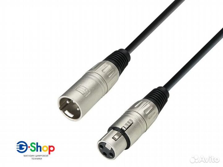 Кабель аудио микрофонный XLR Male (штекер) - XLR F