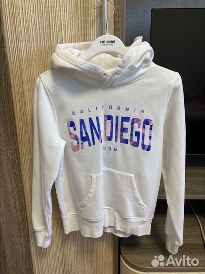 Толстовка с капюшоном для девочки 134-140