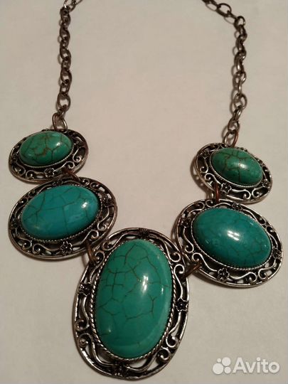 Ожерелье из бирюзы