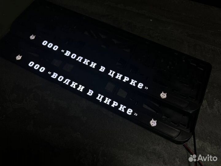 Led ramki с подсветкой, Лед рамки с надписью