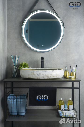 Раковина накладная Gid Nc472 60 см