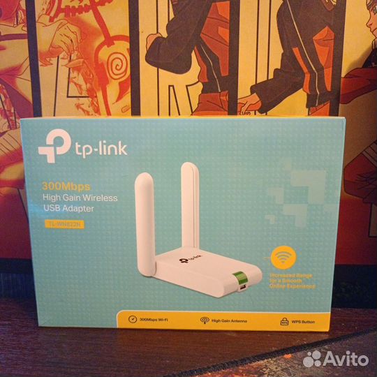 Tp-link 300Mbps High Gain Wireless USB Adapter