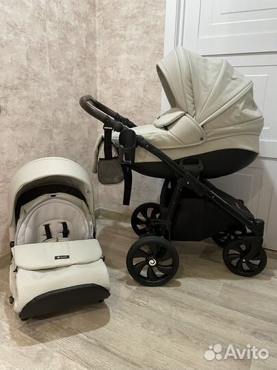 Коляска Tutis Nanni 2 в 1 (Эко-кожа)