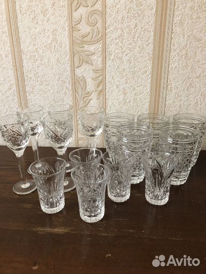 Хрустальные бокалы СССР