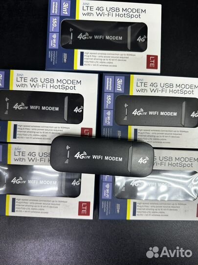 Wifi роутер 4g модем usb любая sim