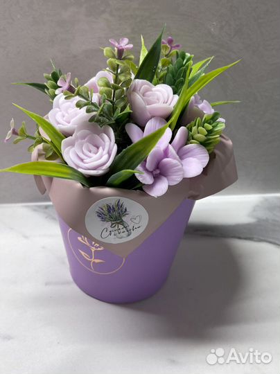 Цветы из мыла