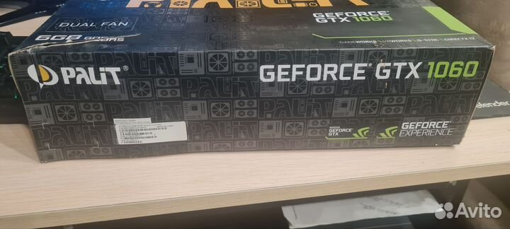 Видеокарта gtx 1060 6gb palit