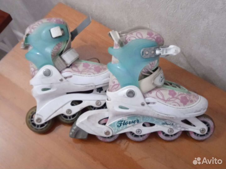 Ролики+ защита. Размер 32-35