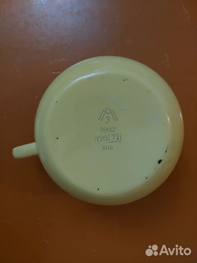 Горшок ночной эмалированный новый