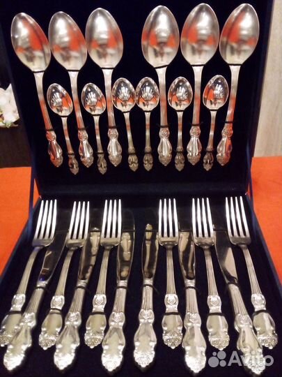 Набор столовых приборов мельхиор