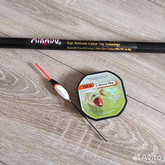 Спиннинг Maximus, поплавочная удочка 5 м