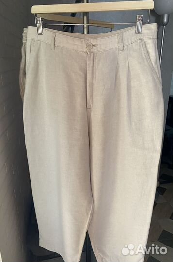 Брюки лен hm