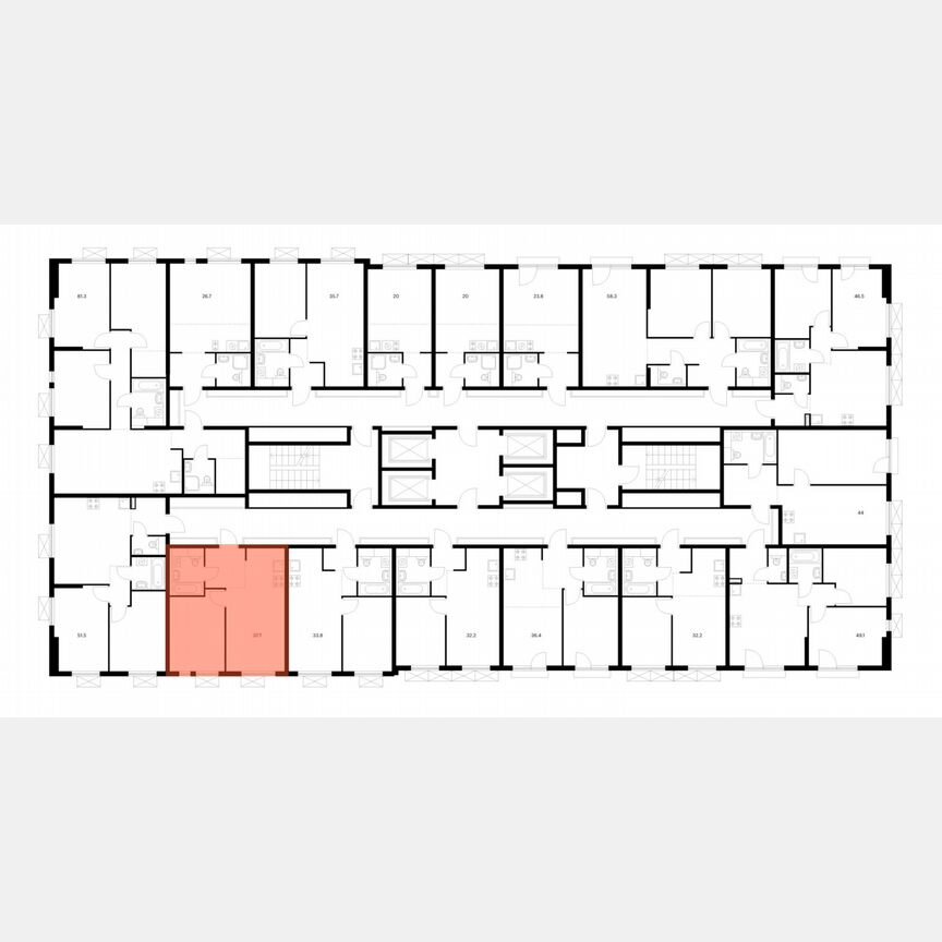 1-к. квартира, 37,7 м², 11/24 эт.