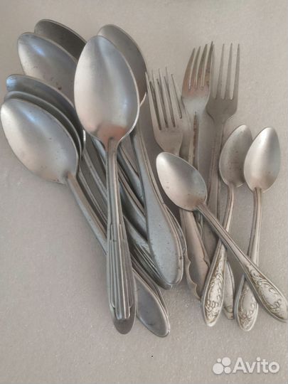 Ложки алюминиевые СССР 22шт