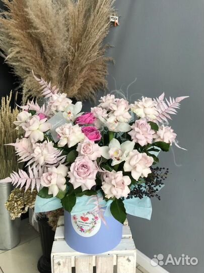 Букет из нежных кружевных роз