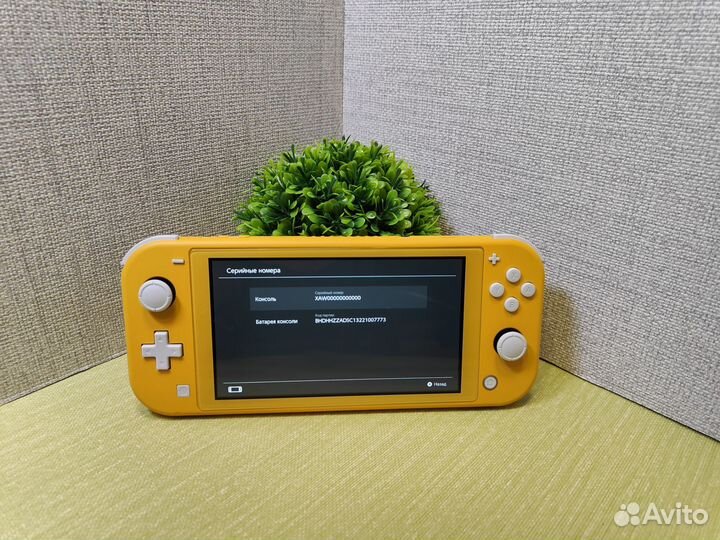 Прошитый Nintendo Switch lite (чип PicoFly) 160gb