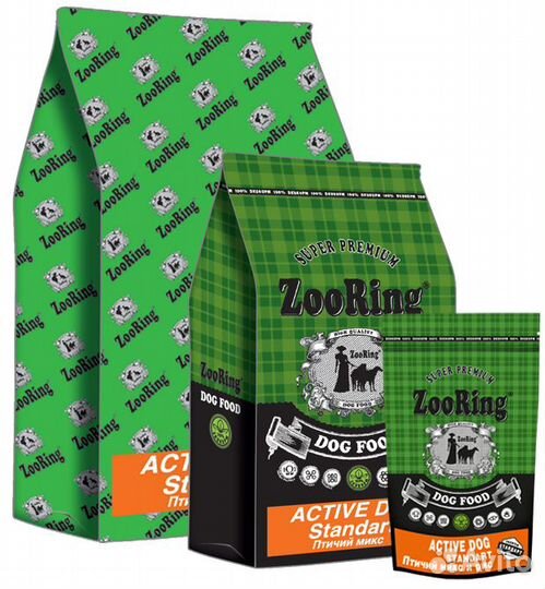 ZooRing Active Dog Стандарт. Птичий Микс