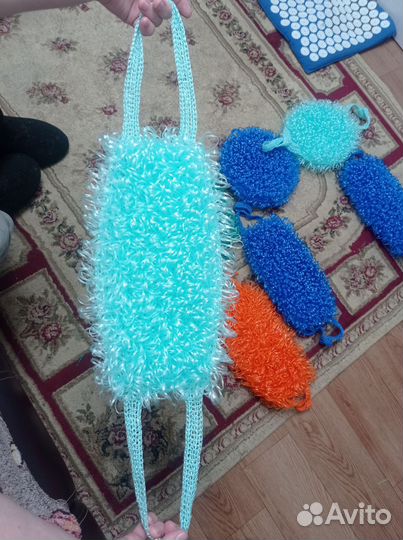 Мочалка ручной работы