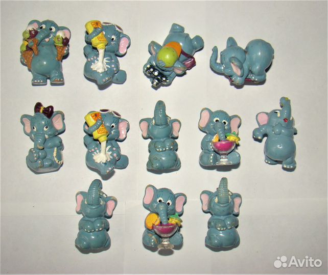 Киндер 90-х. динозавры, пингвины, акулы, львы,слон