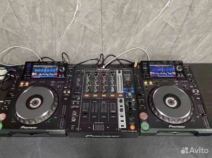 Микшер Pioneer DJM-750 + 2шт CDJ-2000nex бу