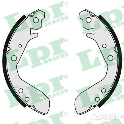 Колодки торм.бар.honda jazz 1.2-1.4 03.02-12.03 (1